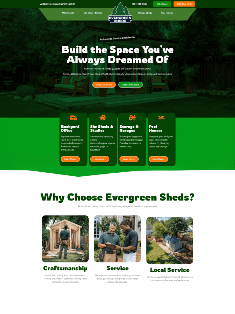 Evergreen Sheds